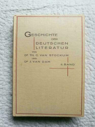 Van Stockum, Van Dam - Geschichte der Deutschen Literatur, Ophalen of Verzenden, Gelezen, Dr. Th. C. van Stockum, Dr. J. van Dam