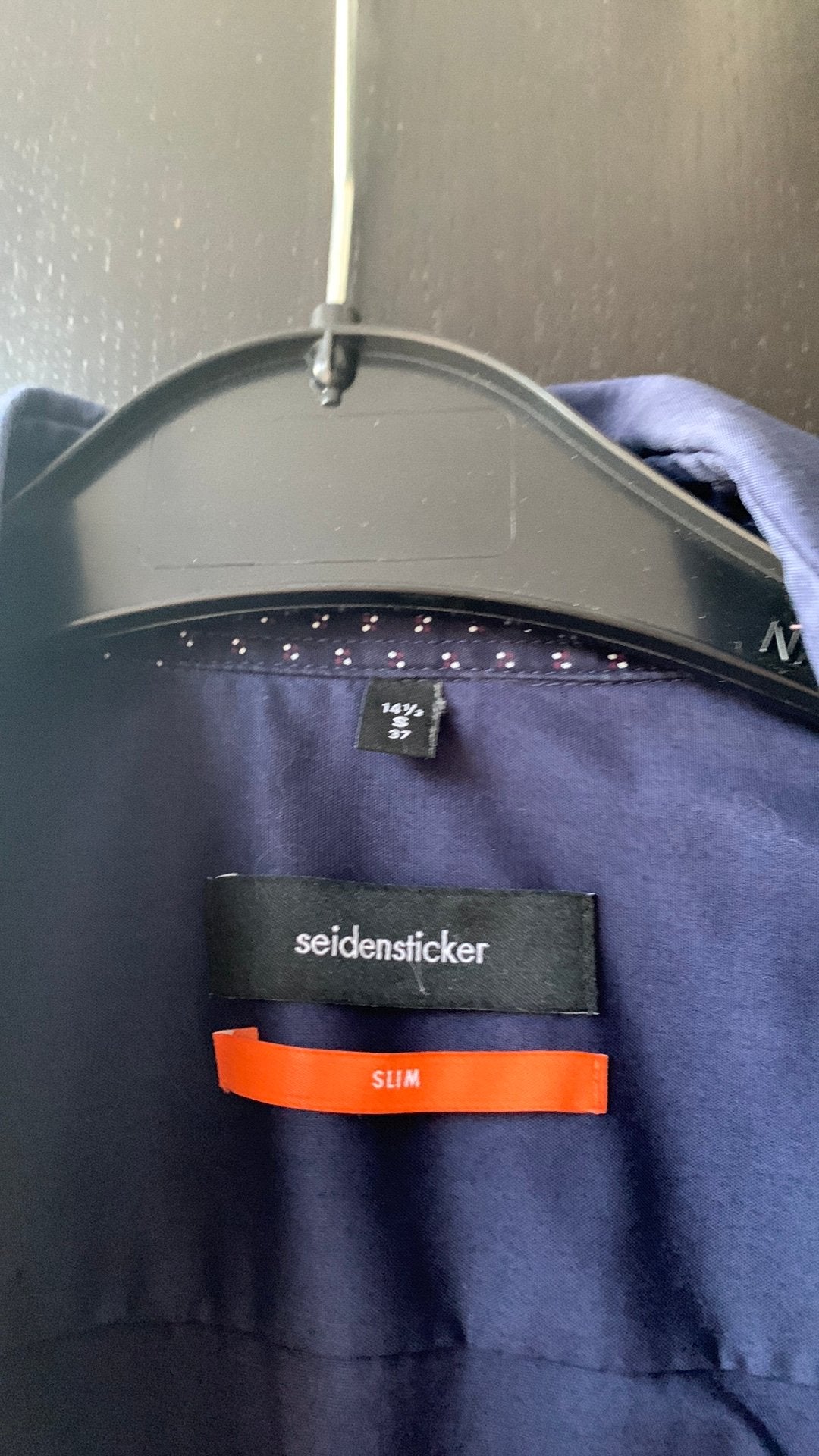 Seidensticker  overhemd langemouw, Ophalen, Zo goed als nieuw, Blauw