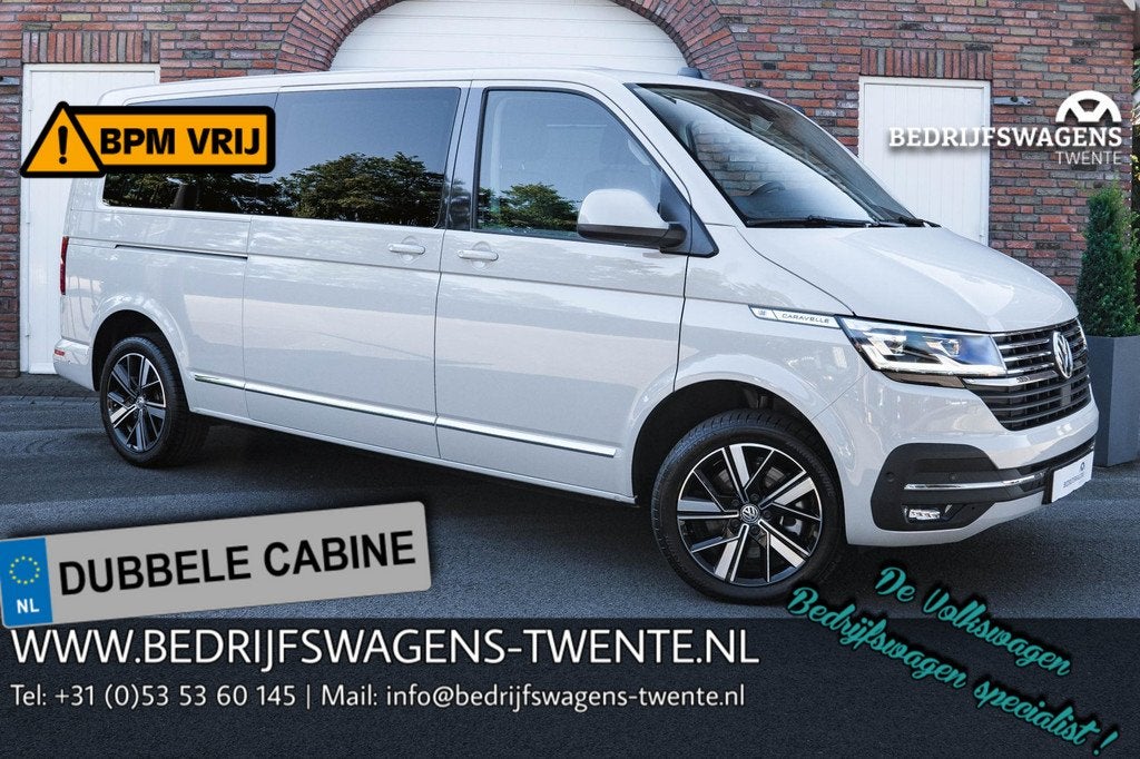 Volkswagen Transporter T6.1 204 PK DSG CARAVELLE L2H1 A-KLEP, Stof, Gebruikt, 4 cilinders, 1907 kg