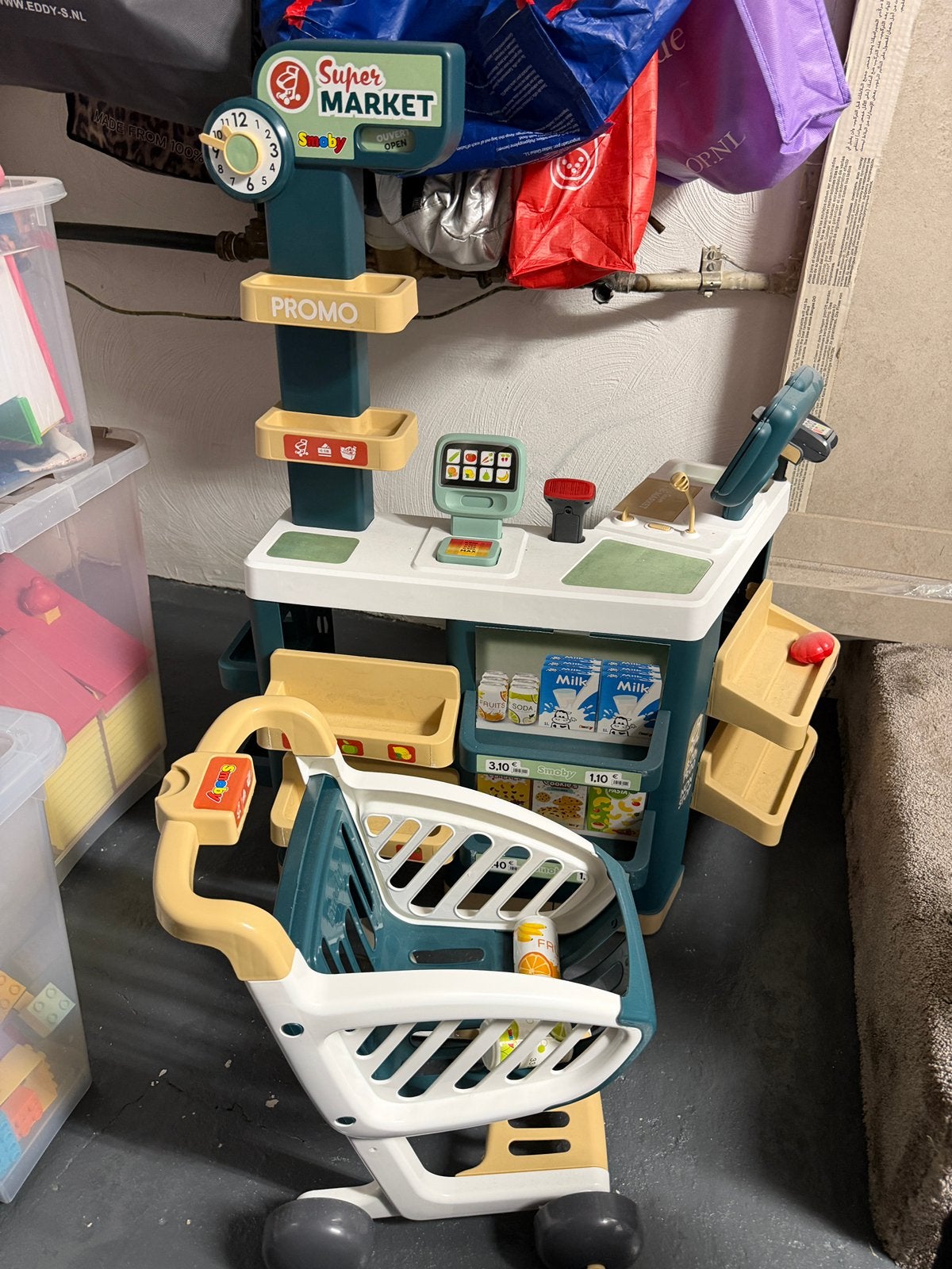 Smoby supermarkt, Ophalen, Zo goed als nieuw