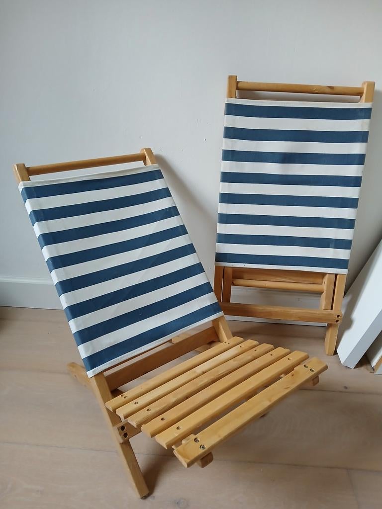 Strandstoeltjes, Ophalen, Zo goed als nieuw, Campingstoel