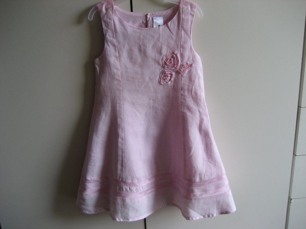 MEISJES JURK 110 ROZE, Kinderen en Baby's, Kinderkleding | Maat 110, Ophalen, Zo goed als nieuw, Meisje, Jurk of Rok