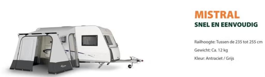 Dorema Starcamp Mistral Ribstop, Ophalen, Gebruikt