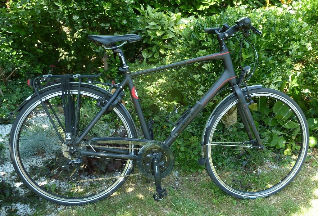 Giant RS2 hybride, zo goed als nieuw, Fietsen en Brommers, Fietsen | Mountainbikes en ATB, Ophalen, Giant, Zo goed als nieuw, Geen vering