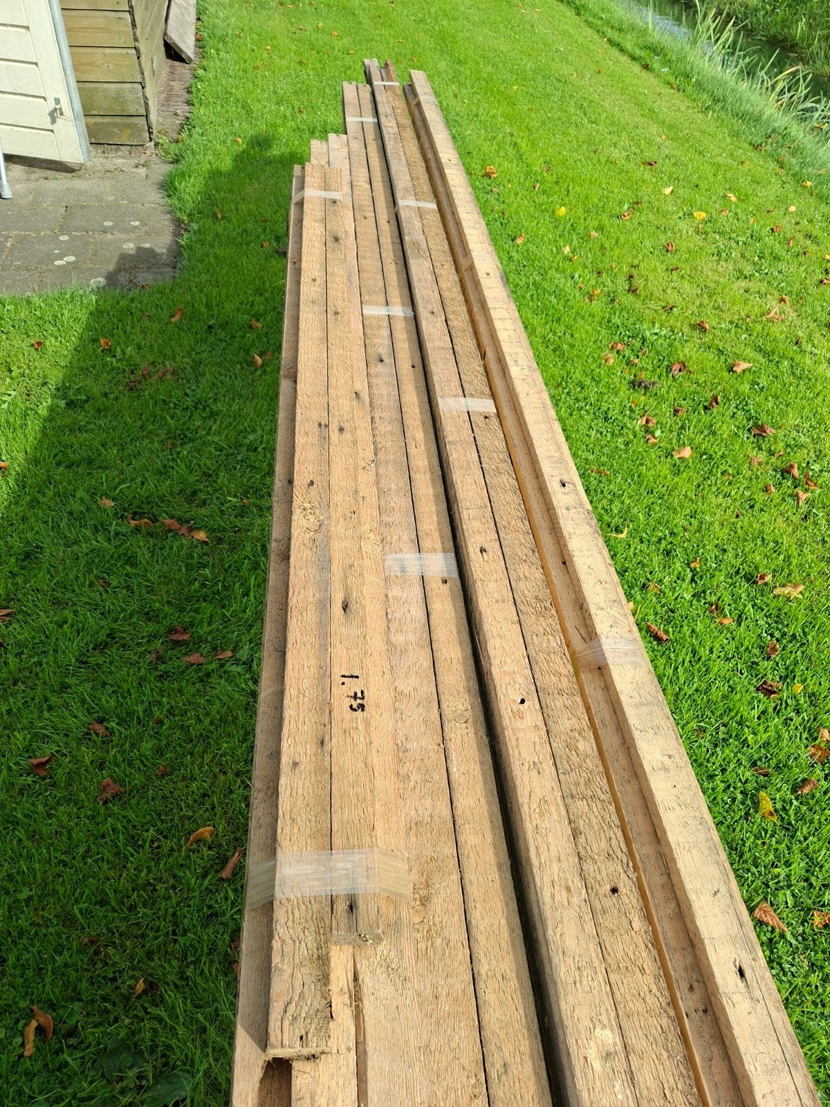 Gebruikte houten planken - diverse lengtes en diktes, Ophalen, Gebruikt, 25 tot 50 mm, Plank