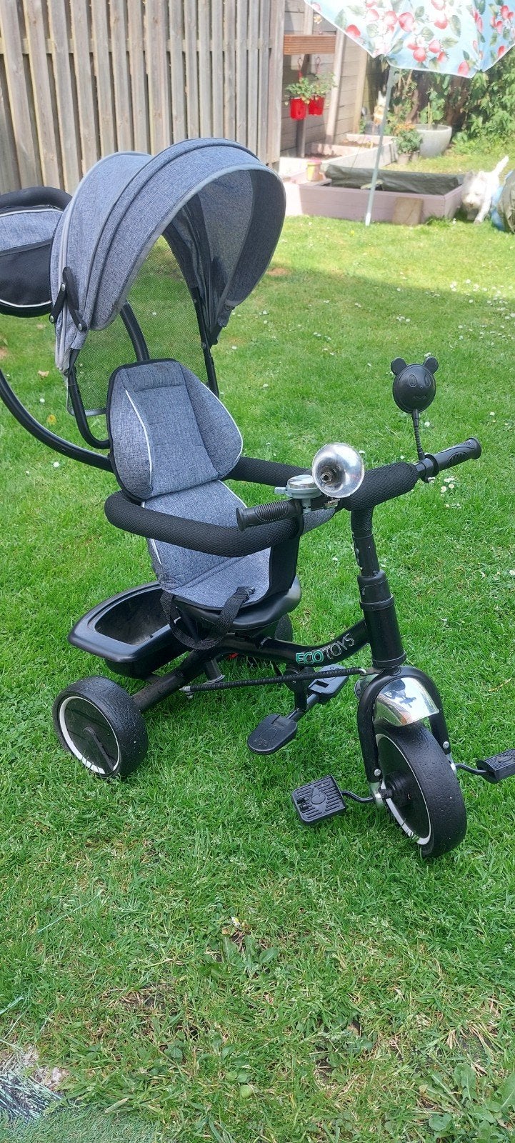 Driewieler voor kinderen - ECO TOYS, Fietsen en Brommers, Fietsen | Driewielers, Ophalen, Gebruikt, ECO TOYS, Verstelbare zitting