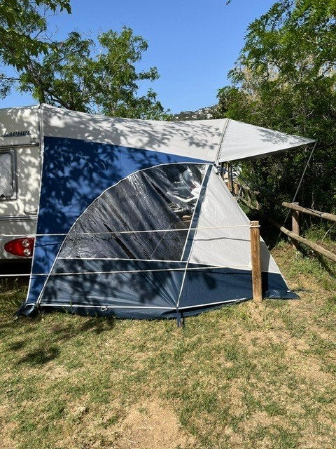 unico boogtent met schaduwluifel, Caravans en Kamperen, Tenten, Ophalen of Verzenden, Tot en met 6