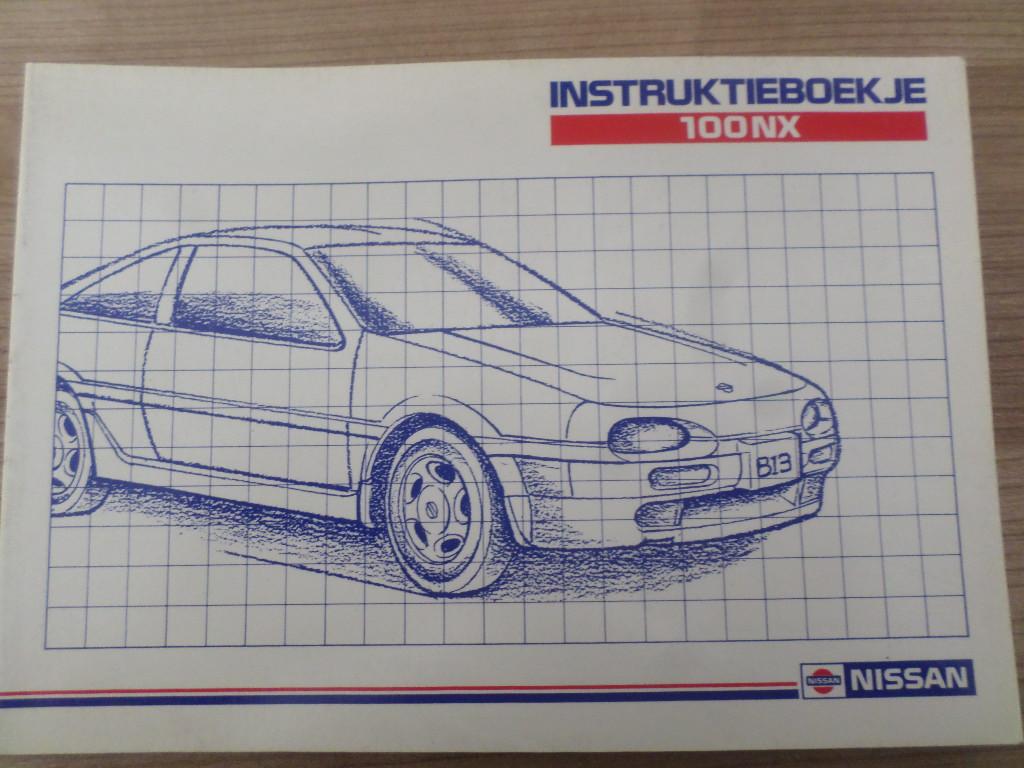 Nissan 100 NX Instructiueboekje, Ophalen of Verzenden, Zo goed als nieuw, Nissan