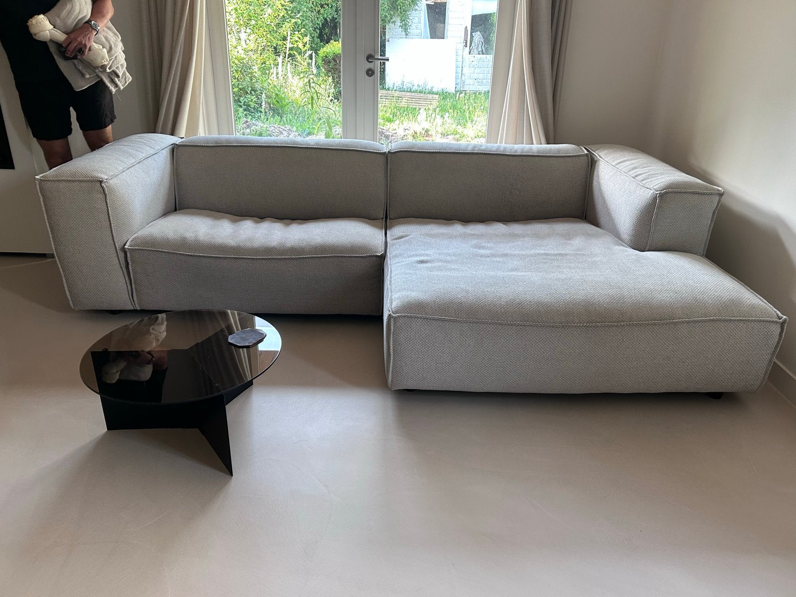 Fest Amsterdam Dunbar bank - Polvere Beige, Ophalen, Gebruikt, Stof