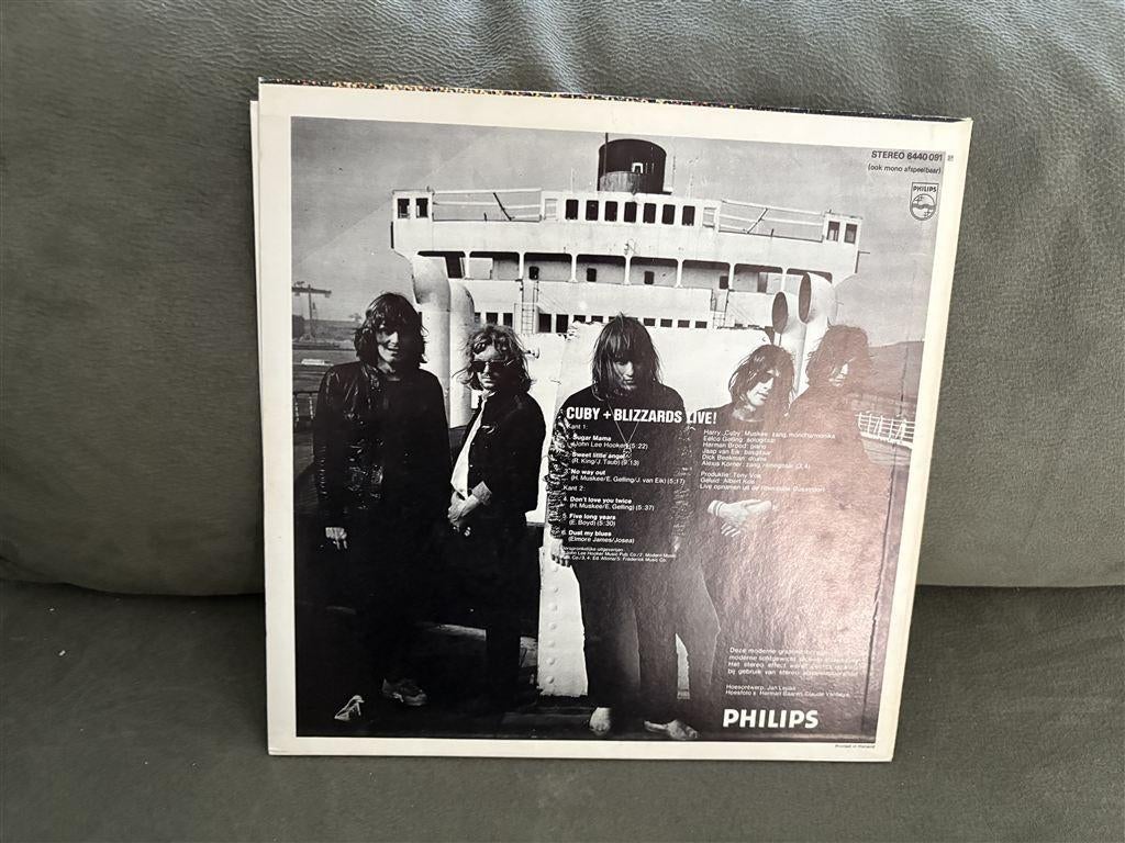 Cuby Blizzards - Live - P1556 - Vinyl - LP, Ophalen of Verzenden, Zo goed als nieuw, 12 inch, Poprock