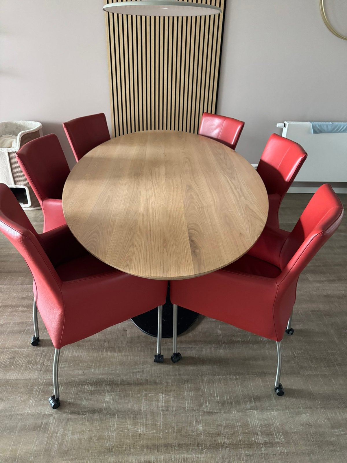 Siegelstein eetkamer stoelen, Ophalen, Zo goed als nieuw, Modern, strak, luxe, 4 tot 6 stoelen