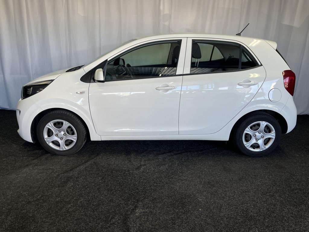 Kia Picanto 1.0 CVVT EconomyPlusLine AIRCO/BLUETOOTH/ELEK.RA, Voorwielaandrijving, Stof, Gebruikt, Met garantie (alle)
