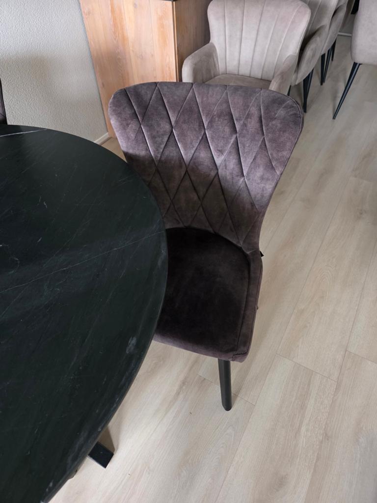 4 Urban Sofa eetkamerstoelen - Zwart/Bruin, Huis en Inrichting, Gebruikt, Zwart, Ophalen of Verzenden, Vier