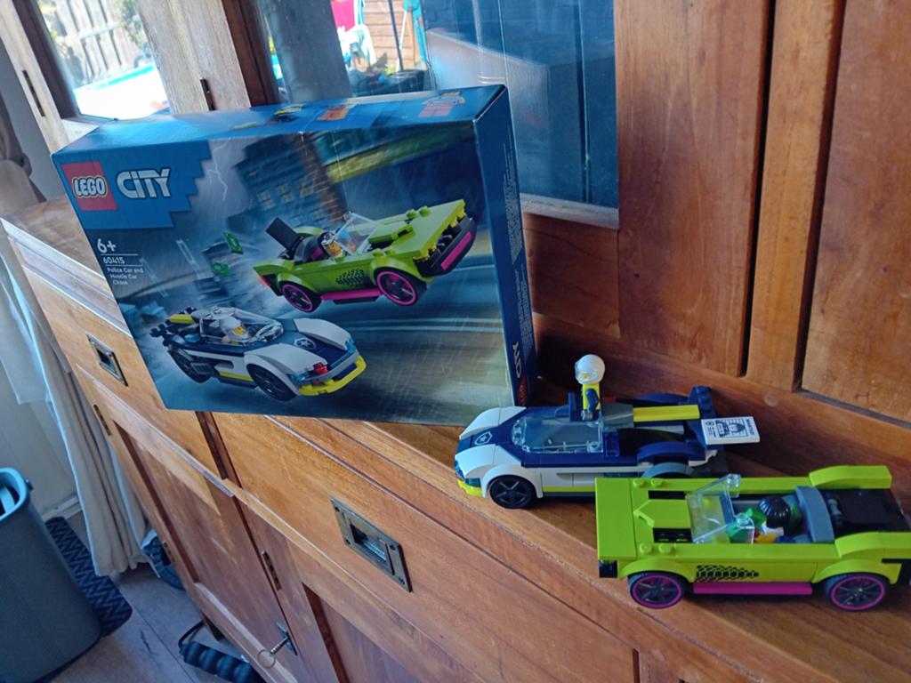Lego City 60415 Politieauto en Muscle Car Achtervolging, Kinderen en Baby's, City, Inclusief instructies, Lego, Ophalen of Verzenden
