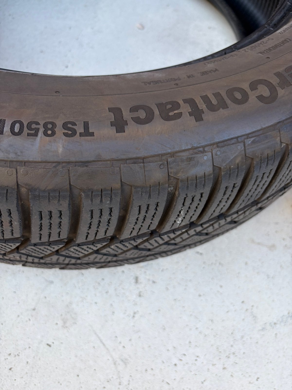 Continental WinterContact TS850P 235/55 R19 winterbanden, Ophalen, Gebruikt