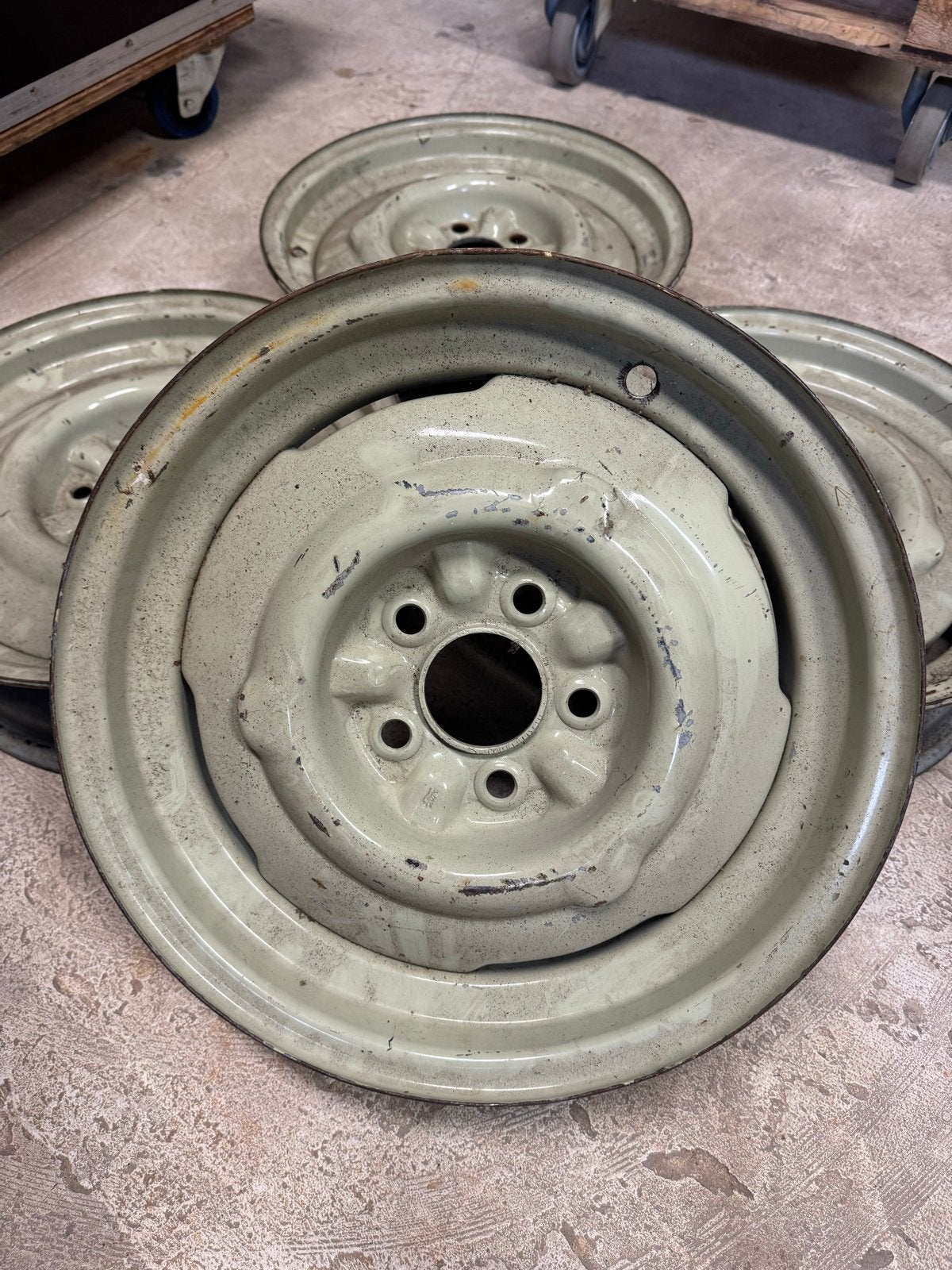 Set van 4 Oldtimer Ford Velgen, Ophalen, Gebruikt, Velg(en)