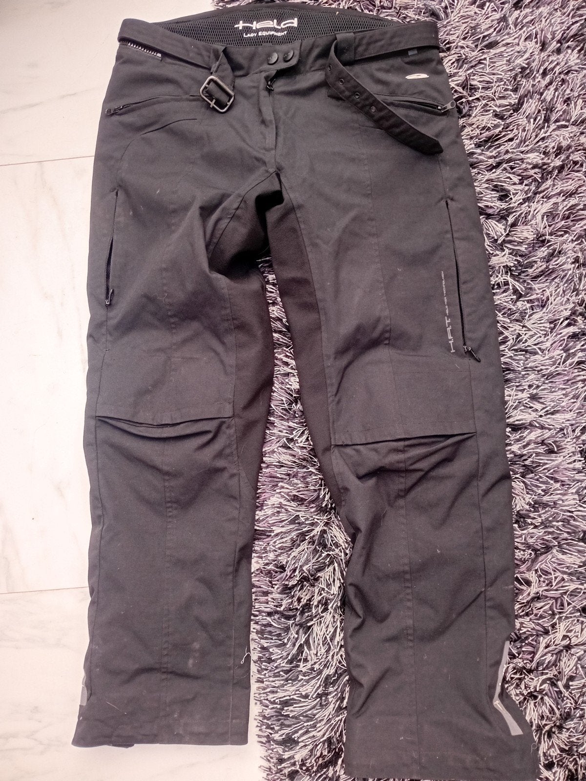 mooie zwarte motorbroek  merk Held   lady    2xxl, Ophalen, Held  lady, Broek | textiel, Dames