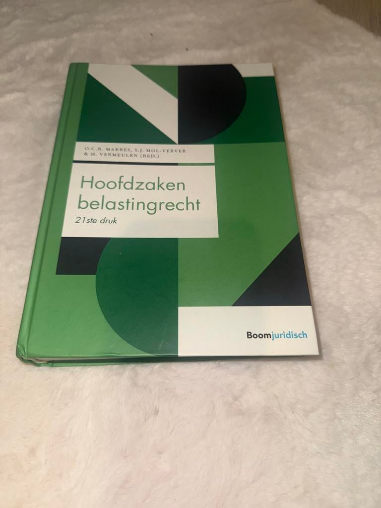 Hoofdzaken belastingrecht - 21e druk, Ophalen of Verzenden, Gamma, Gelezen, HBO