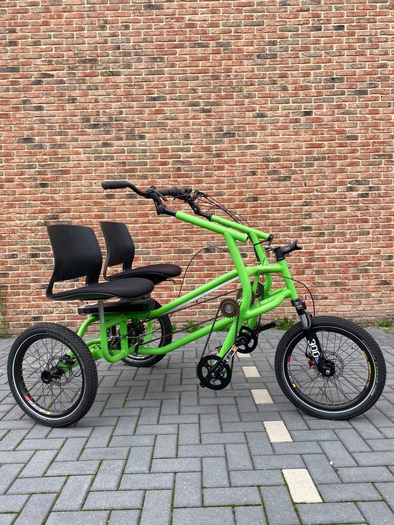 Duofiets elecktrisch zelfbouw, Ophalen, Guldemond, Zo goed als nieuw, Ruud@fietsatelierguldemond.nl