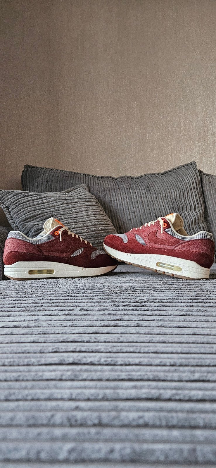 Nike Air Max 1 'Houndstooth', Maat 40,5 / 25,5 cm., Overige kleuren, Nike, Ophalen of Verzenden, Sneakers of Gympen