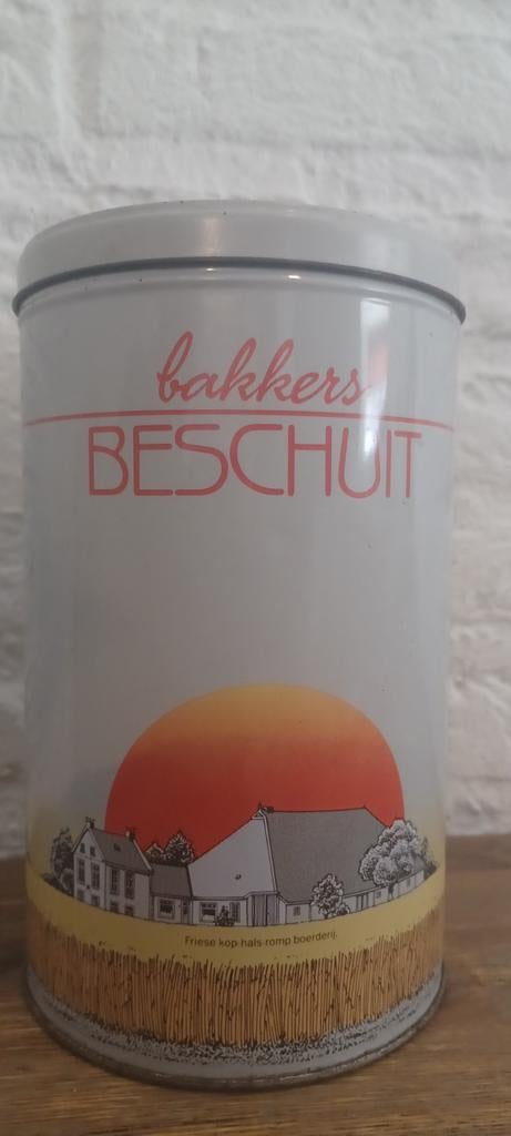 Beschuitbus Fribako, Verzamelen, Blikken, Ophalen of Verzenden, Gebruikt, Beschuit, Overige merken
