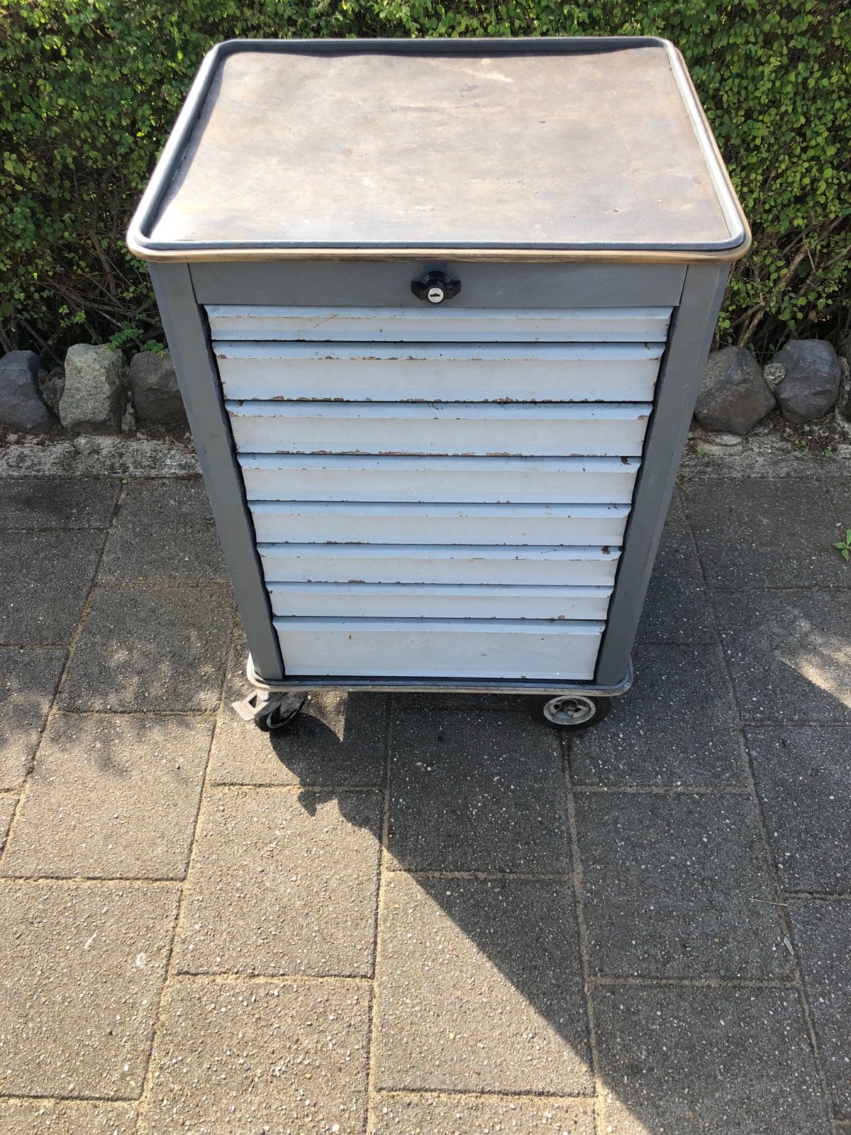 Gedore gereedschapswagen met laden en wielen, Ophalen, Gebruikt, Gereedschapsopslag, Gedore