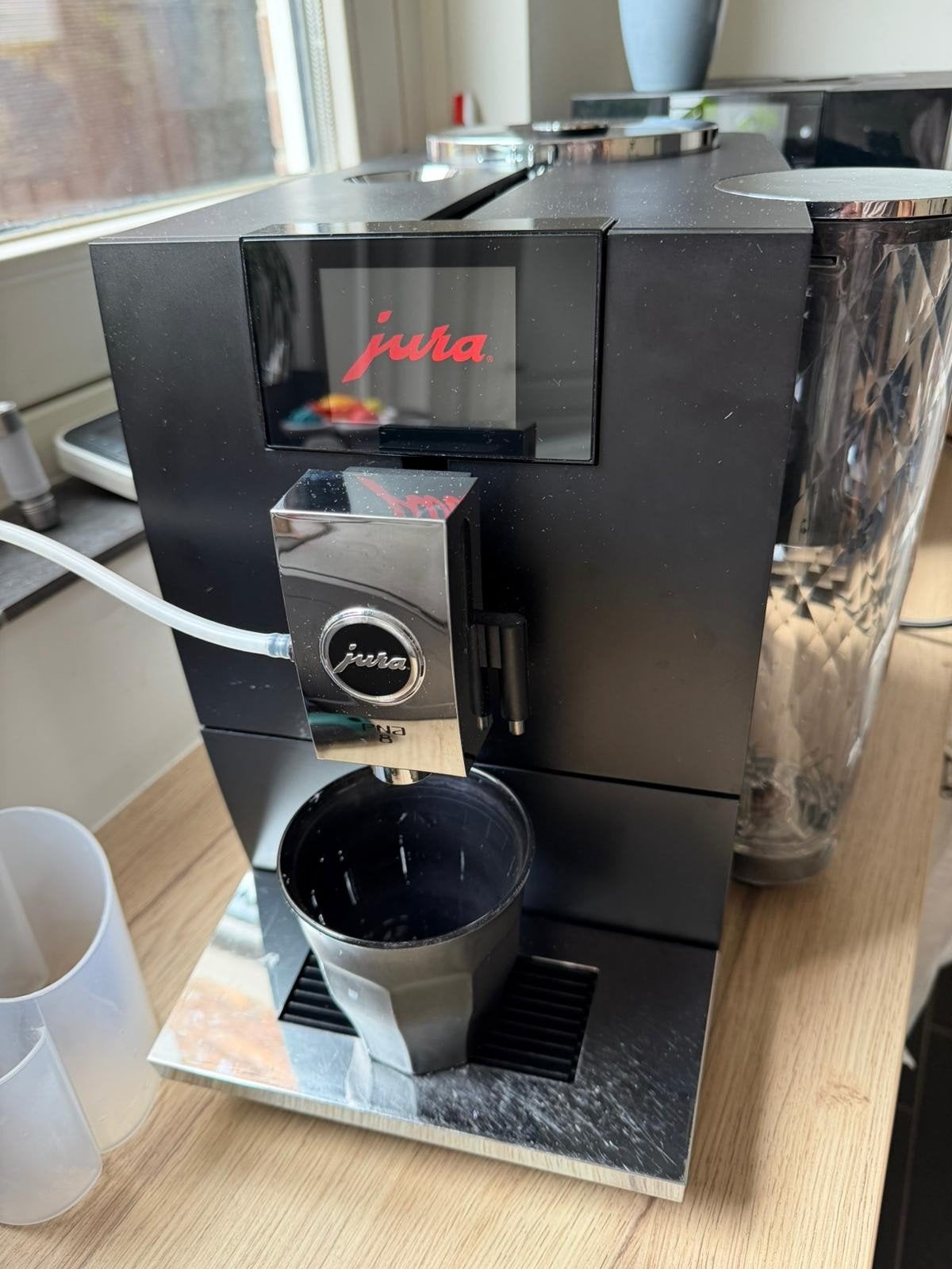 Jura ENA 8 volautomatische koffiemachine, Ophalen of Verzenden, Gebruikt, Koffiemachine, Koffiebonen
