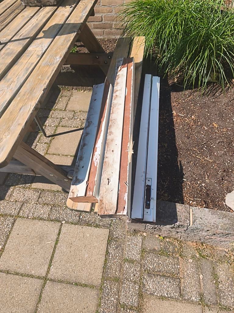 Hardhout gratis ophalen, Tuin en Terras, Palen, Balken en Planken, Ophalen of Verzenden, Minder dan 180 cm, Planken, Hardhout