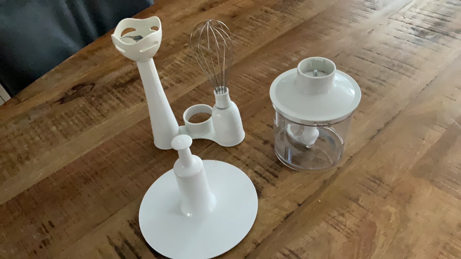Nieuwe onderdelen voor staafmixer: garde, hakmolen, houder, Ophalen, Nieuw