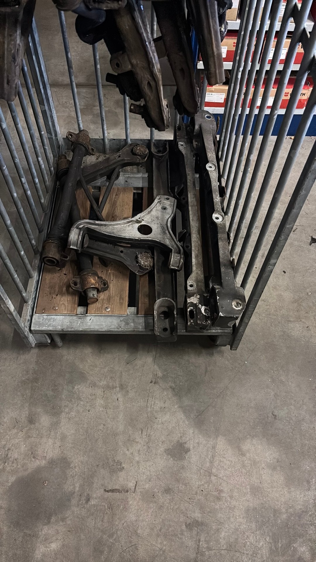 Porsche 911 f-model en g-model draagarmen voorzijde, Ophalen, Porsche
