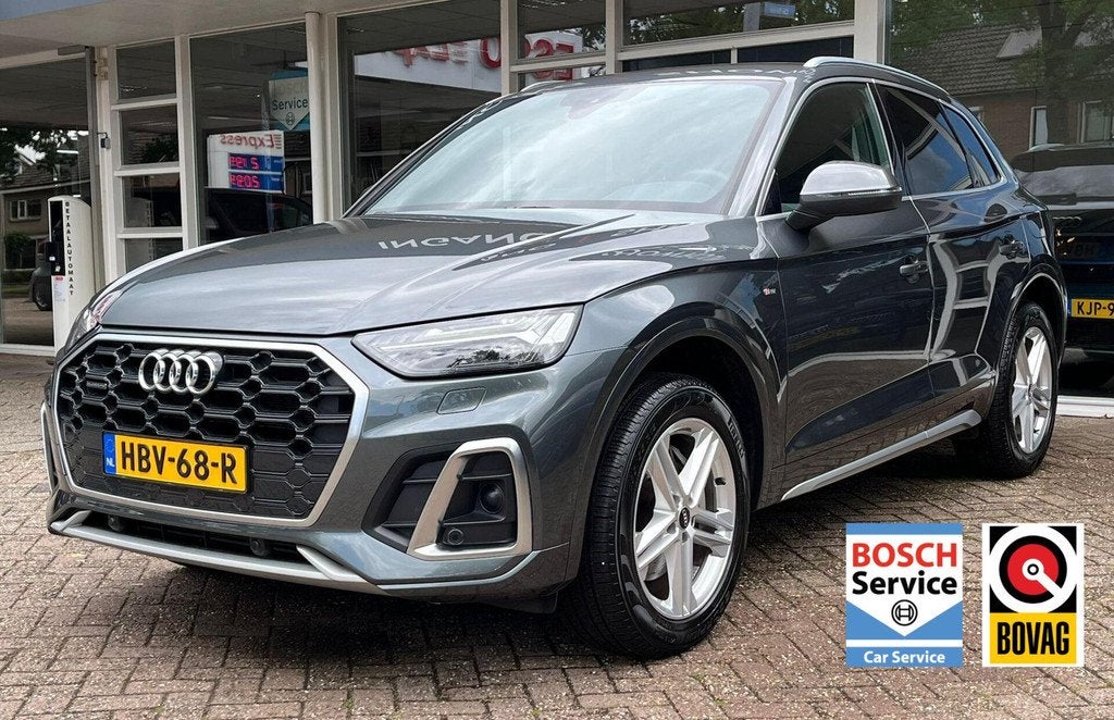 Audi Q5 50 TFSI e S edition Climat, Carplay, Navi, Acc, LM.., Auto's, Audi, Automaat, Gebruikt, Euro 6, 4 cilinders