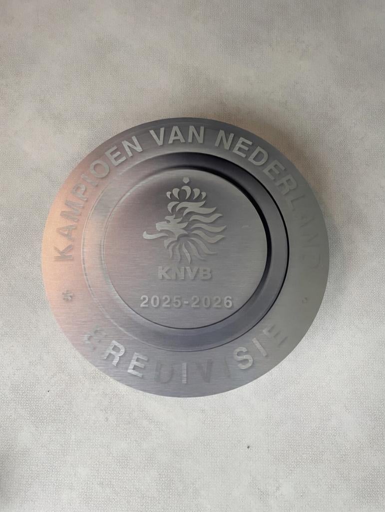 Kampioensschaal PSV Eredivisie, 2025 2026, alu, 40x40 cm, Verzamelen, Ophalen of Verzenden, Nieuw, Reclamebord