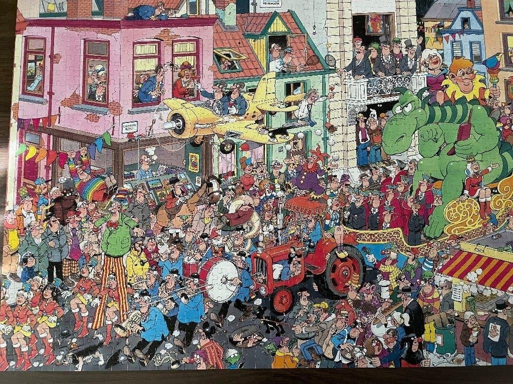 Jan van Haasteren Comic Puzzel - Carnaval (950 stukjes), Ophalen, 500 t/m 1500 stukjes, Zo goed als nieuw, Legpuzzel