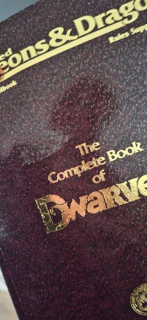 AD&D 2nd Edition - The Complete Book of Dwarves, Gebruikt, Wizards of the coast, Onbekend, Overige soorten