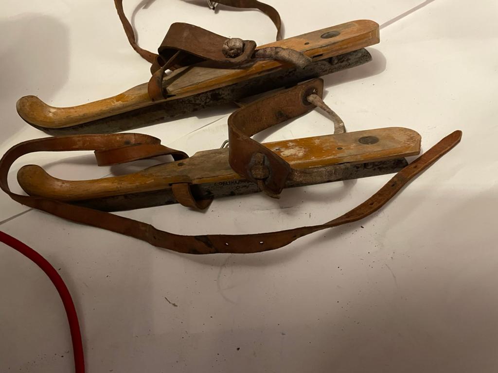 Houten schaatsen, Friese doorlopers en noren, Ophalen, Gebruikt, Friese doorlopers, Overige merken