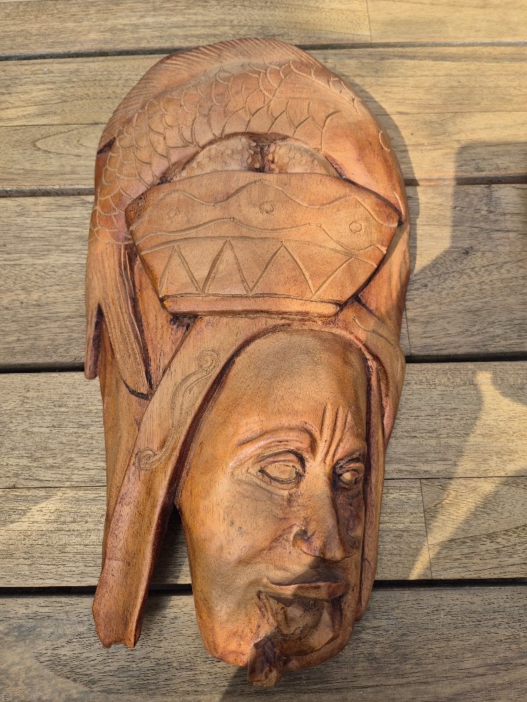 Houten masker, Ophalen of Verzenden