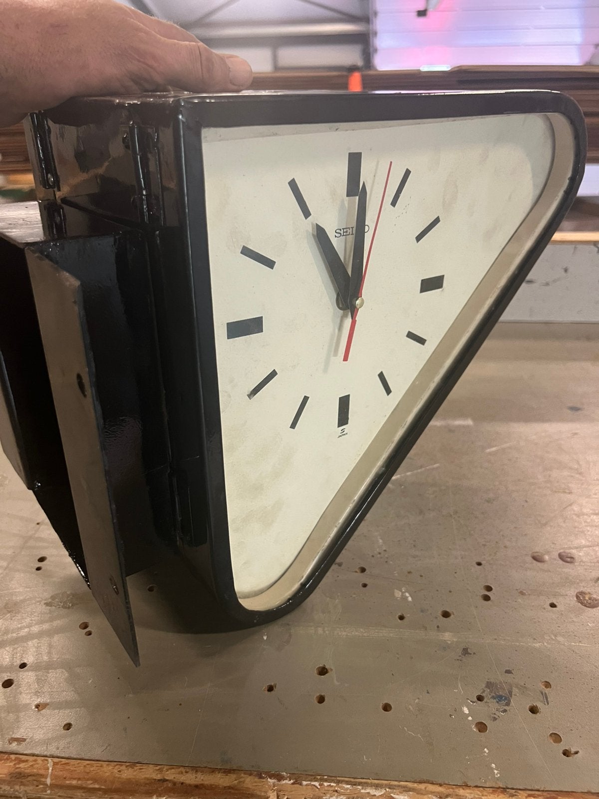 Vintage seiko klok Dubbel zijdig!, Ophalen of Verzenden