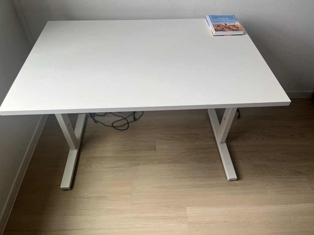 Bureau / Desk – 120 x 80 cm – Verstelbaar bij montage, Ophalen, 120 cm, Hout, In hoogte verstelbaar