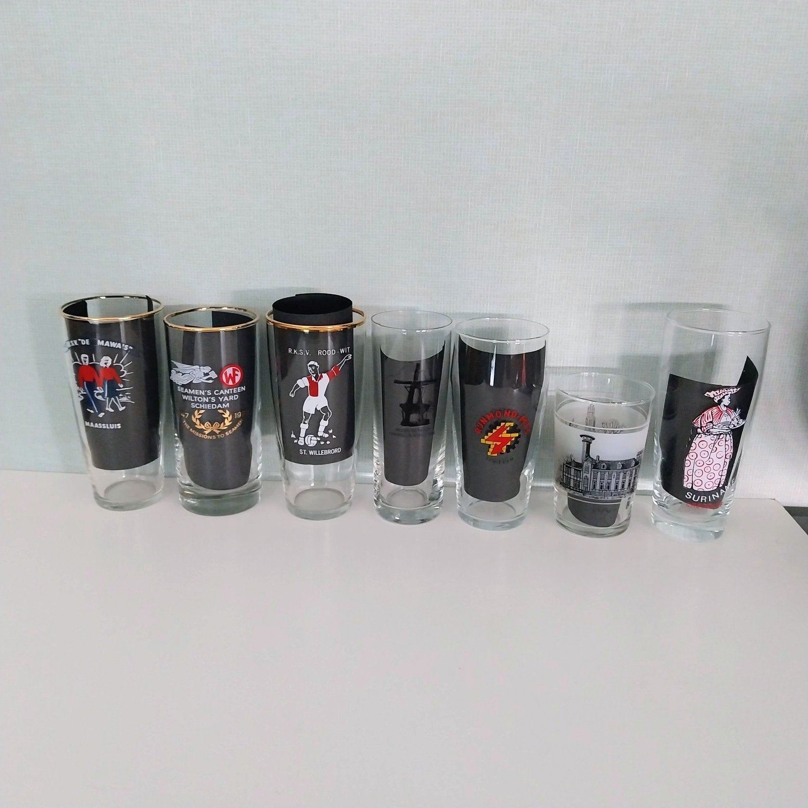 13 Themaglazen., Verzamelen, Glas en Borrelglaasjes, Overige typen, Ophalen