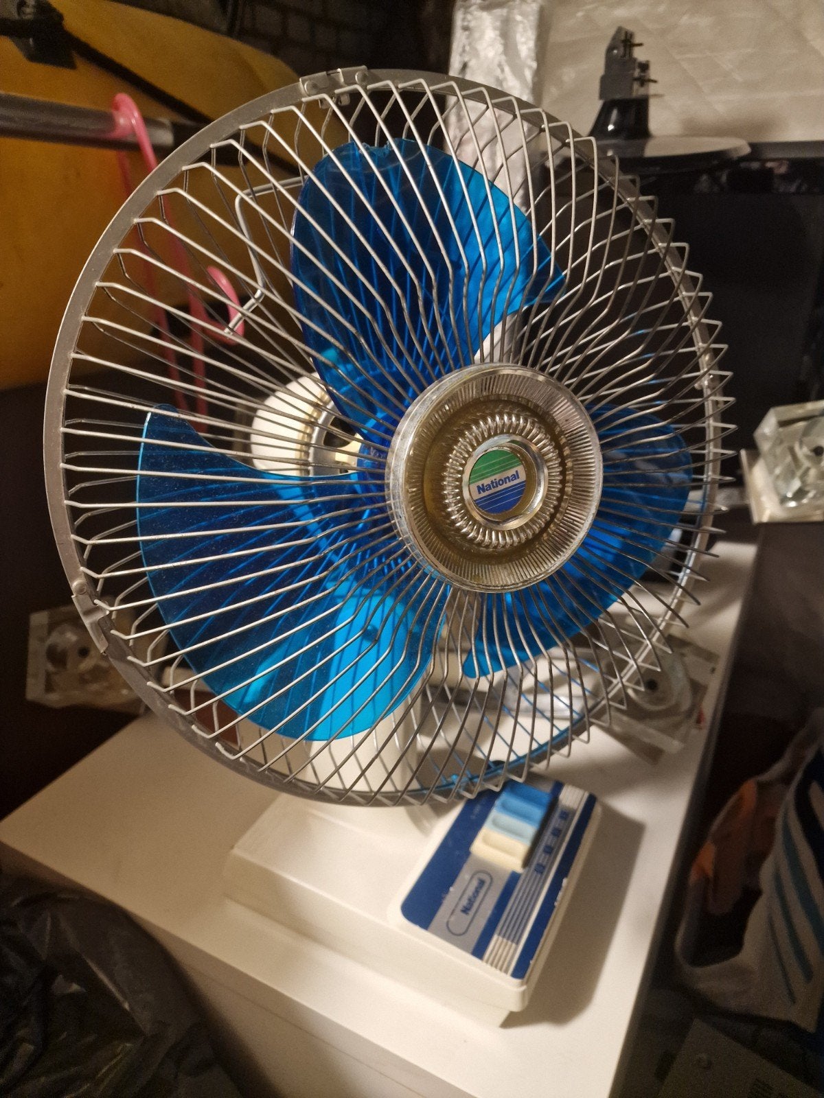 Vintage National Tafelventilator F-30V2X - Made in Japan, Ophalen, Gebruikt, Tafelventilator