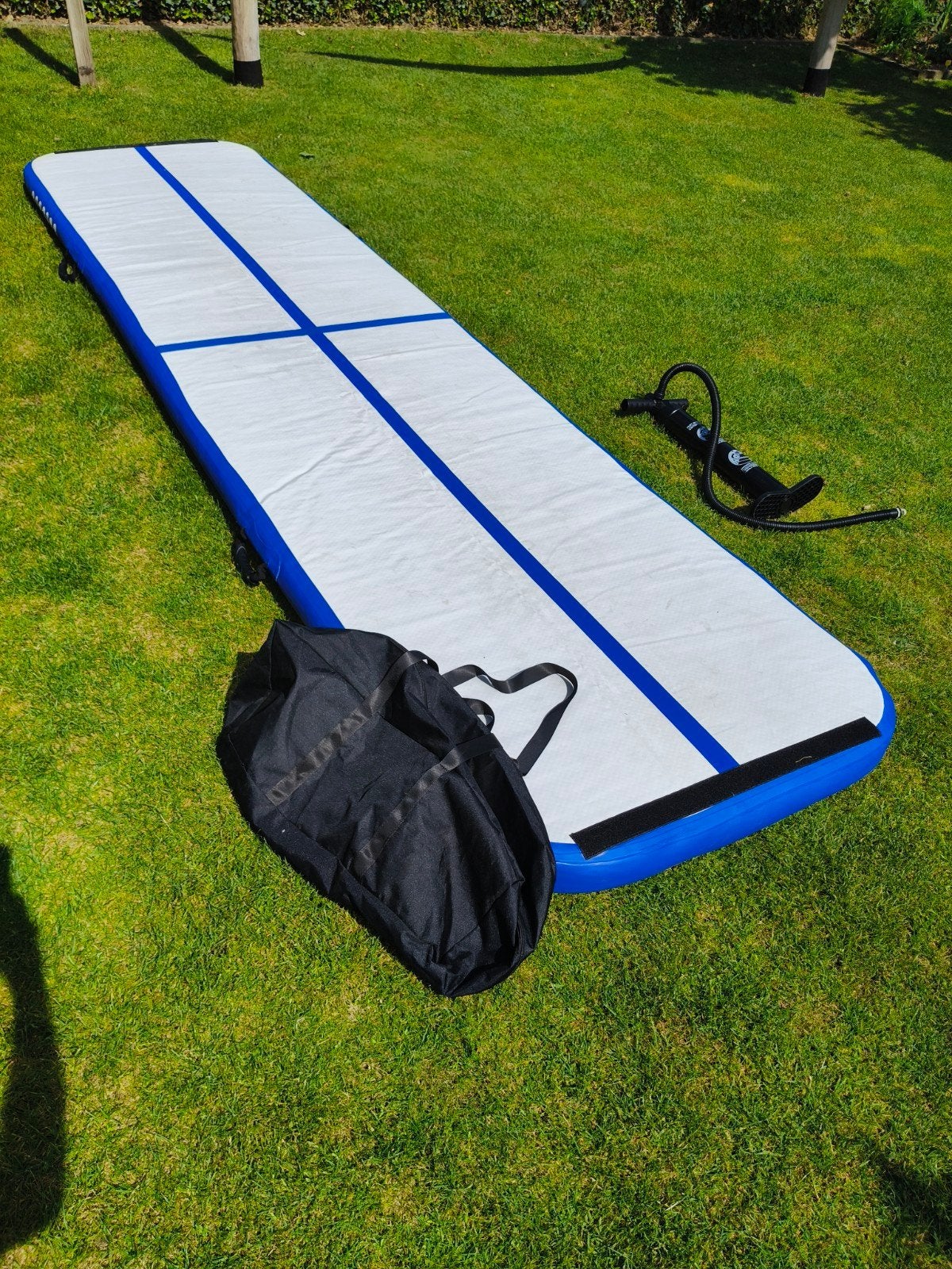 Airtrack turnmat met pomp en draagtas, Ophalen of Verzenden, Zo goed als nieuw