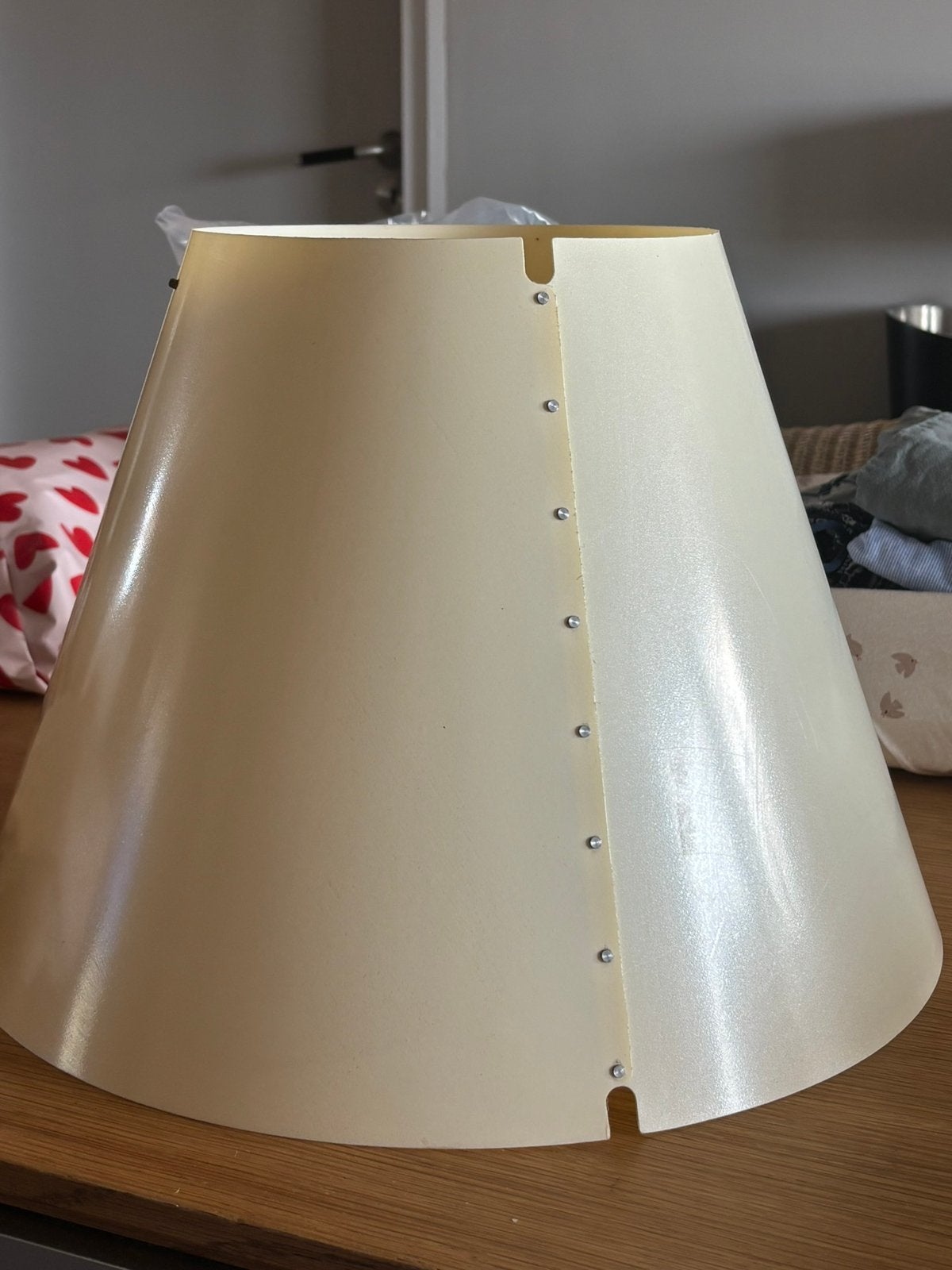 Constanza luceplan lampenkap beige, Ophalen of Verzenden, Zo goed als nieuw, Beige