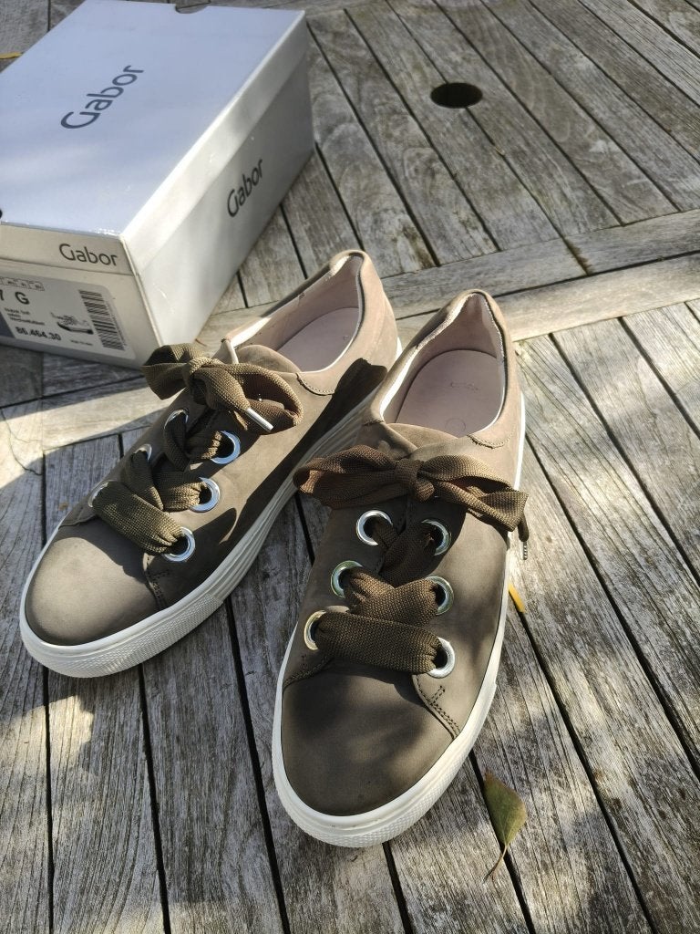 DAMESSCHOENEN, Ophalen, Gabor, Groen, Sneakers of Gympen