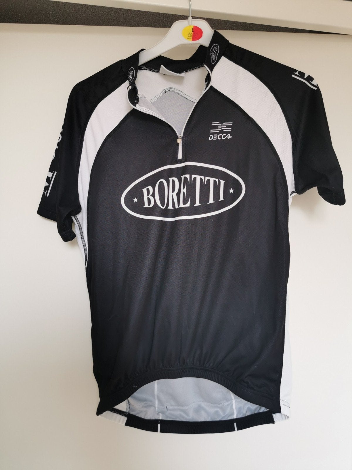 Boretti Decca Fiets Shirt Maat L Zwart Wit, Fietsen en Brommers, Heren, Nieuw, Ophalen of Verzenden, Boretti