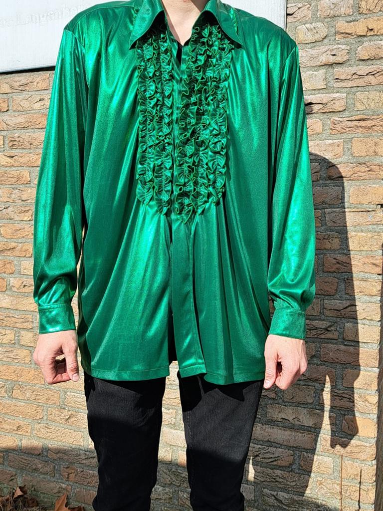 Blouse met froesel  maat XL, Kleding | Heren, Carnavalskleding en Feestkleding, Ophalen, Zo goed als nieuw