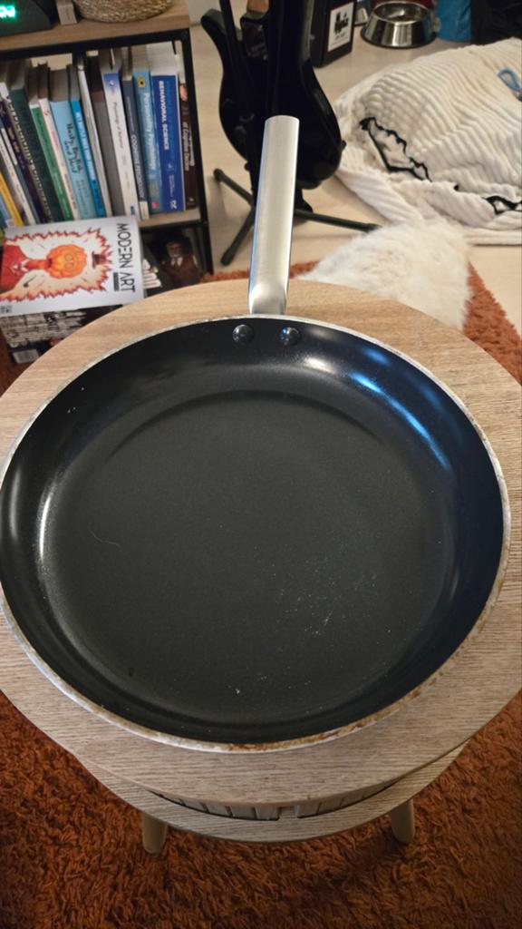 GreenPan koekenpan 28cm - Gebruikt, Huis en Inrichting, Keuken | Potten en Pannen, Gebruikt, Aluminium, Ophalen of Verzenden, Keramische plaat