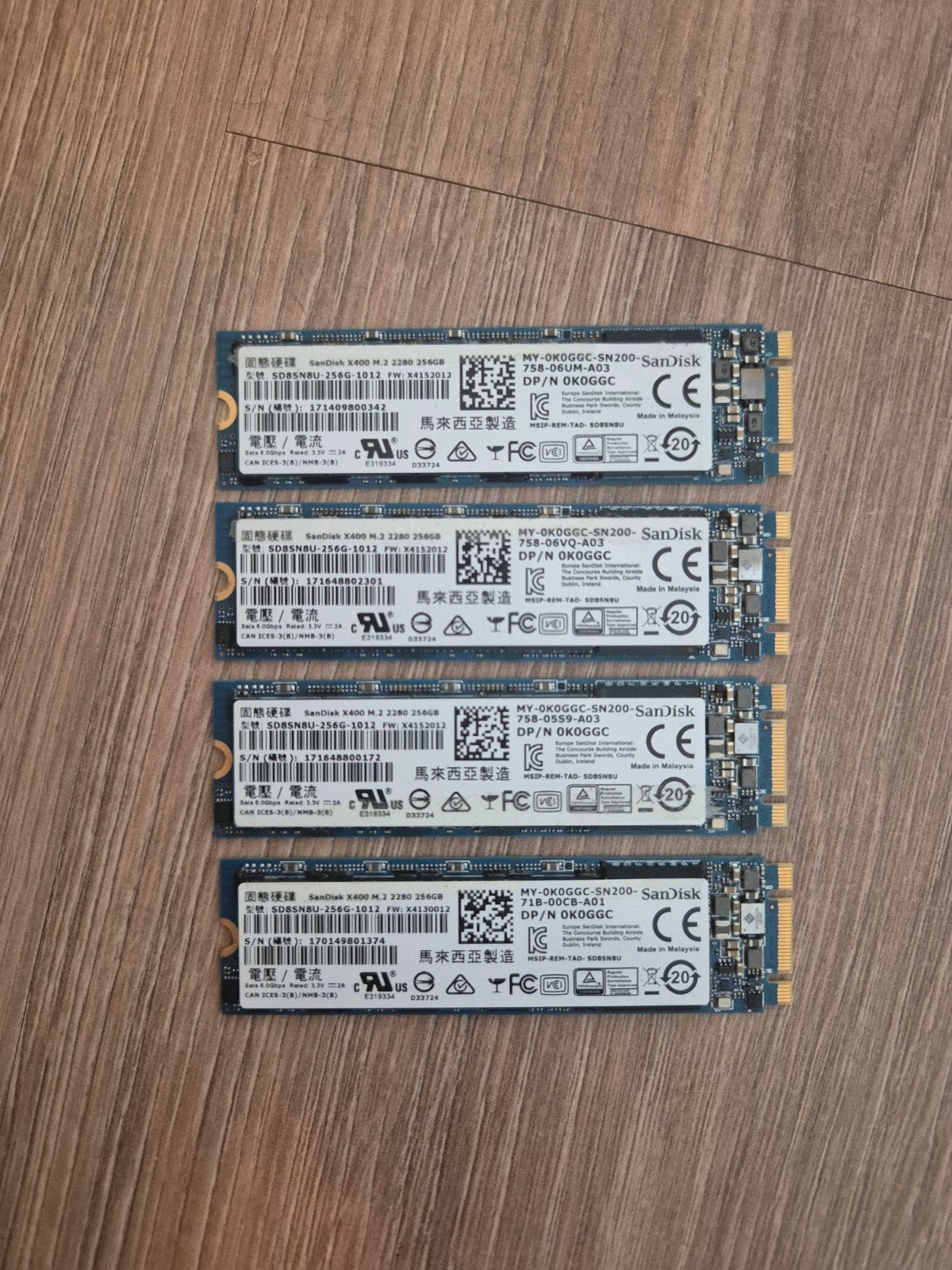 256 GB ssd sata m2 prijs per stuk, Computers en Software, Intern, Gebruikt, Laptop, SSD