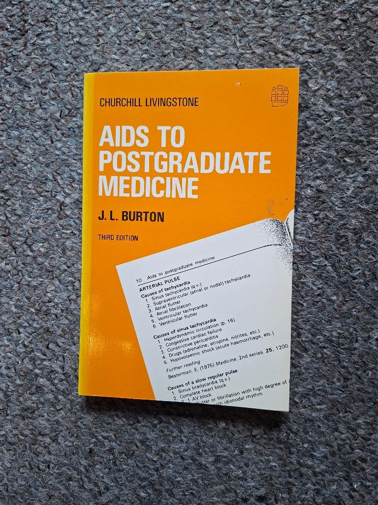 Aids to postgraduate medicine, Ophalen of Verzenden, Gelezen, Burton