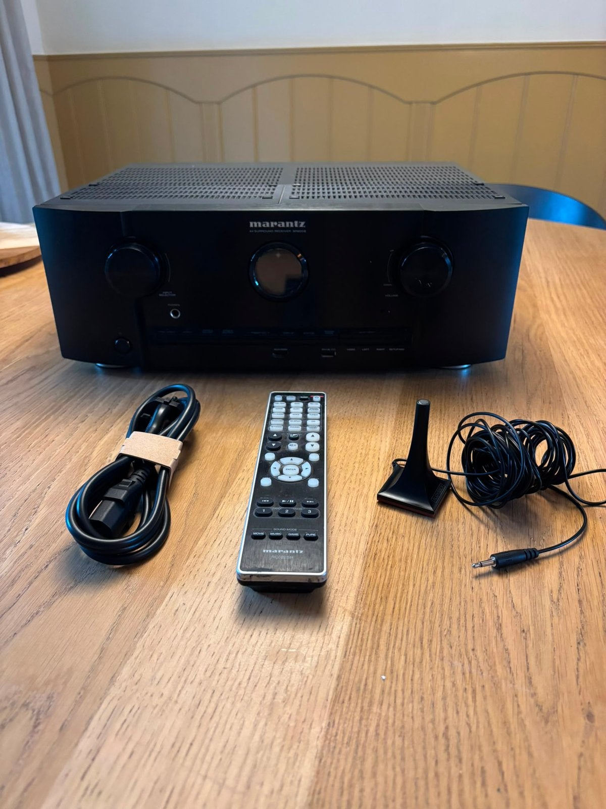 Marantz SR6008 7.2 AV Receiver, compleet, 70 watt of meer, Zo goed als nieuw, Overige spelers, Ophalen