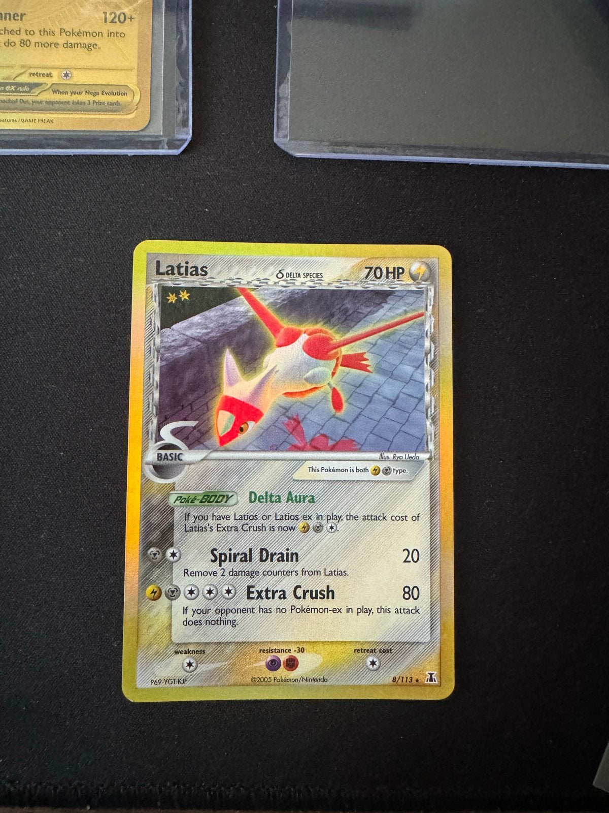 Latias Delta Species (DS 8) Pokémon Kaart (2005), Ophalen of Verzenden, Gebruikt, Losse kaart